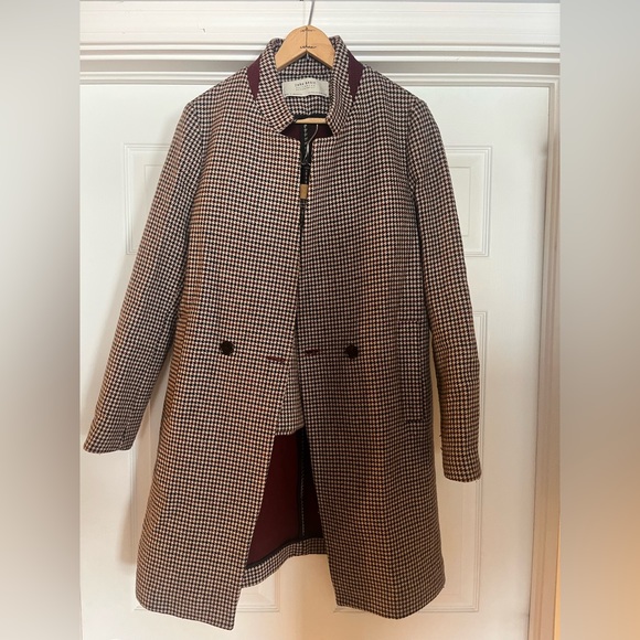 Zara Jackets & Blazers - Zara coat and mini skirt set